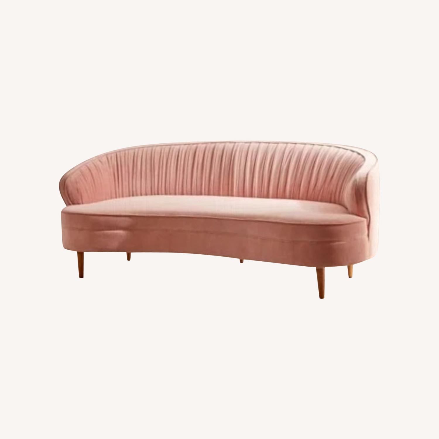 Urban Outfitters Rose Ellie Velvet Sofa - image-0