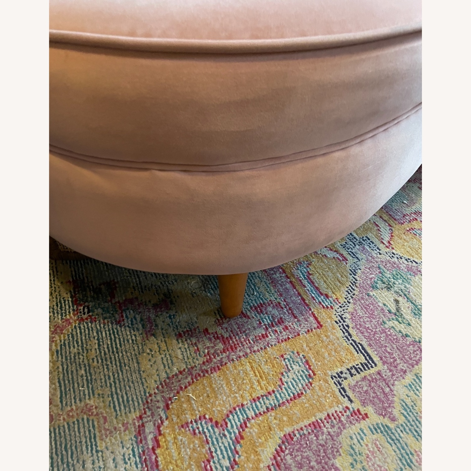 Urban Outfitters Rose Ellie Velvet Sofa - image-3