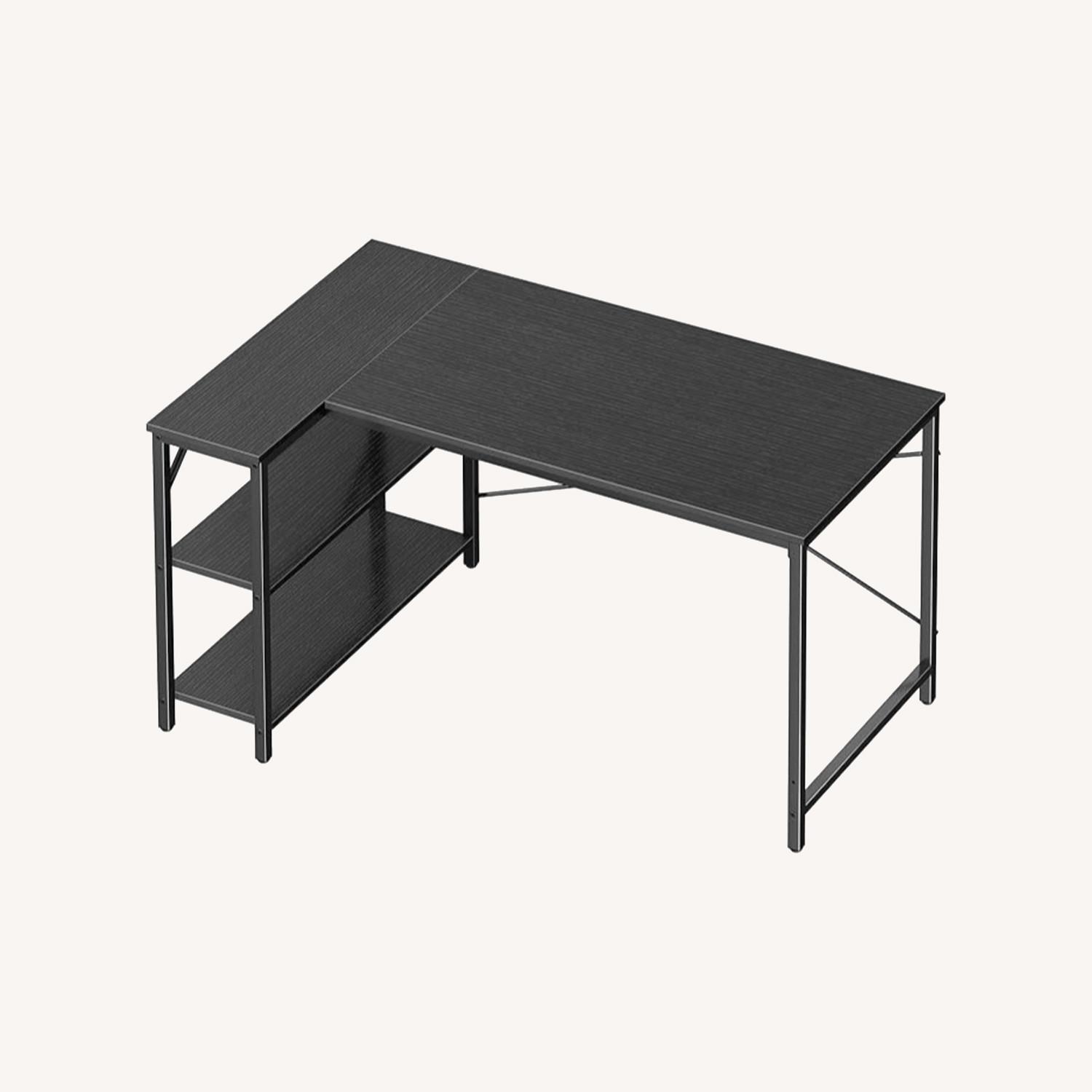 Huuger L Shaped Desk, 47 Inches Computer Desk - image-0