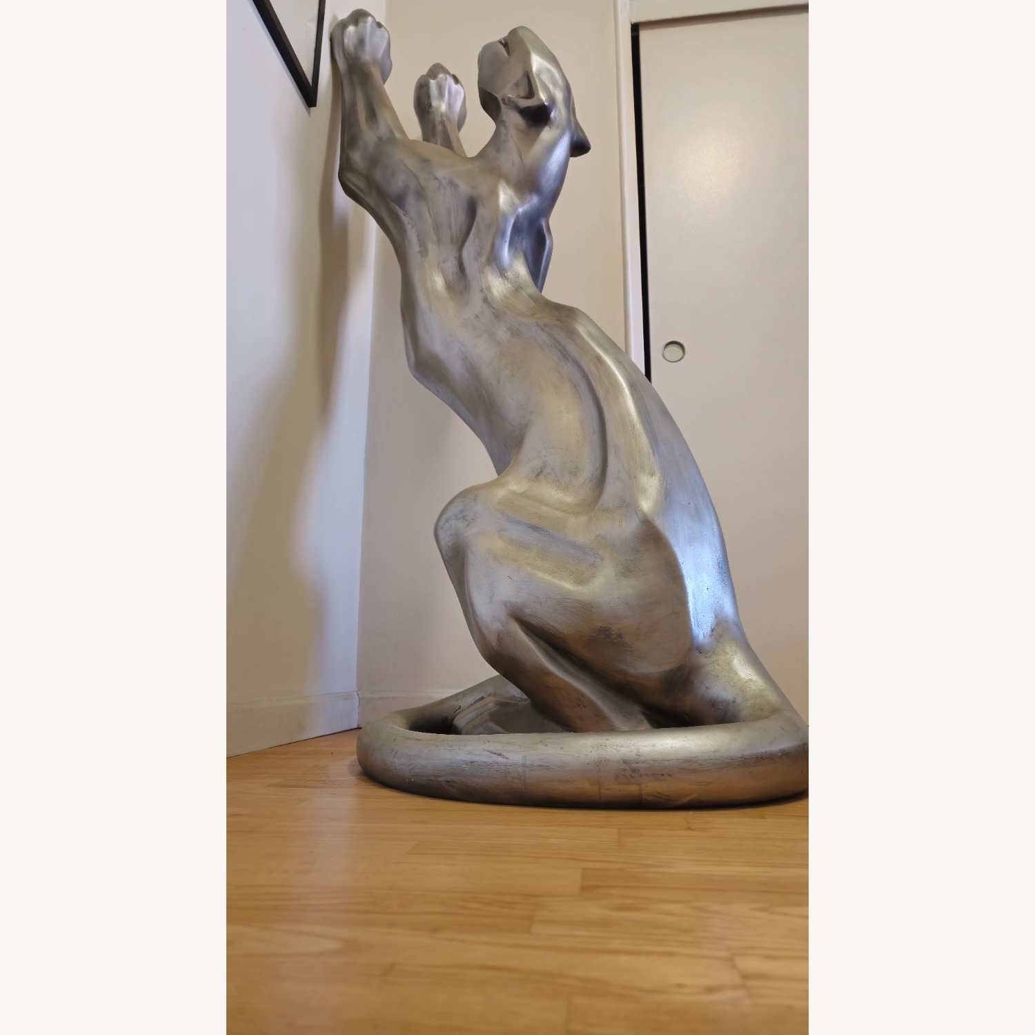 Lift-Size Panther Floor Sculpture - image-4