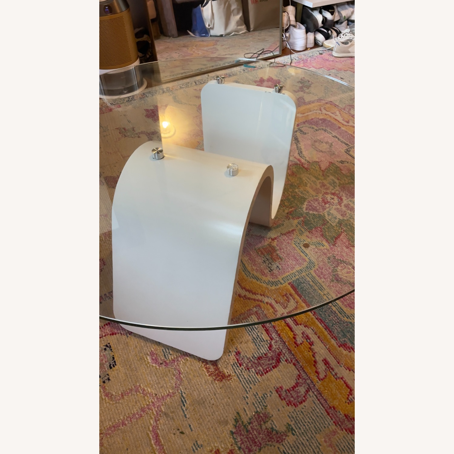 Urban Outfitters Bettie Glass Coffee Table - image-3