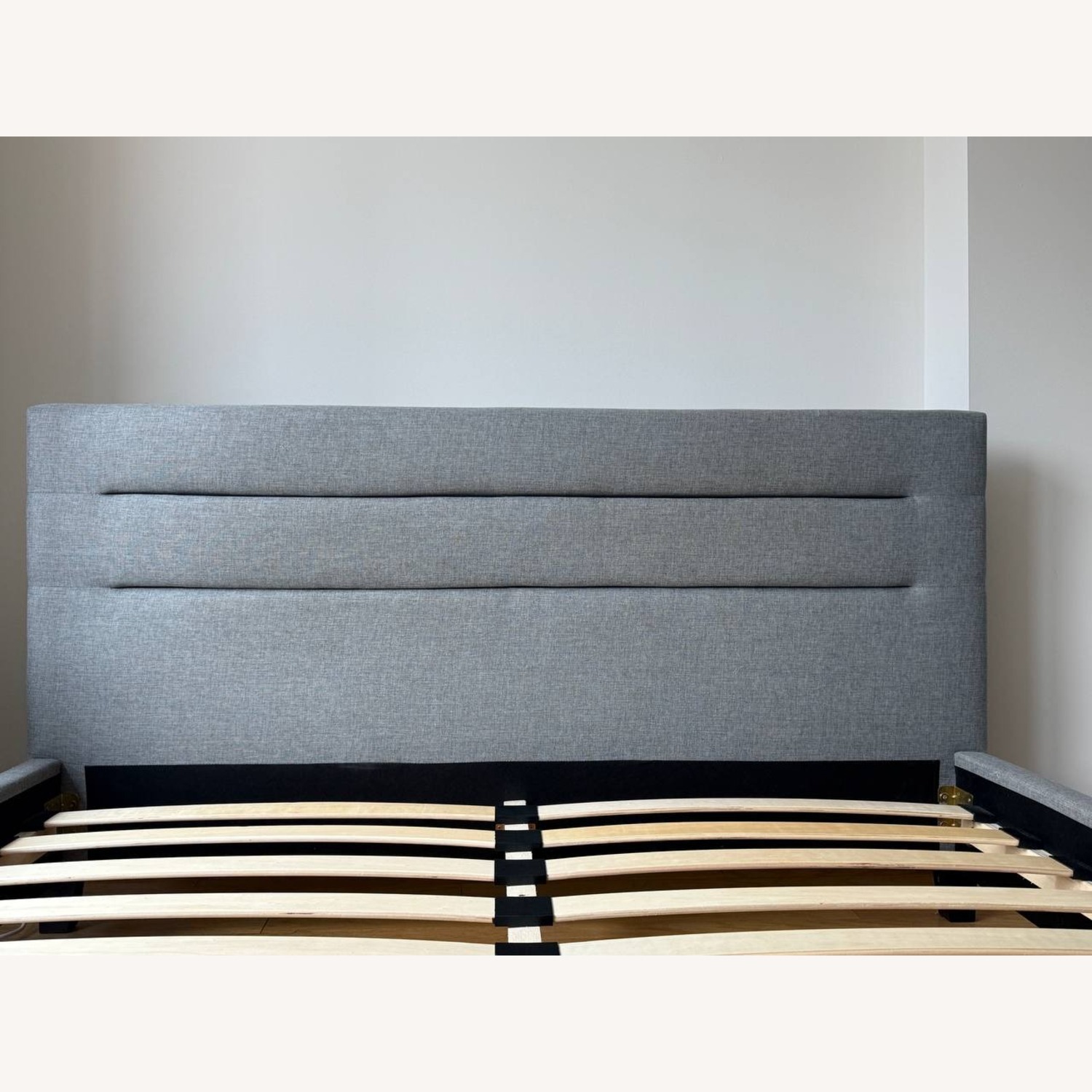 Porch & Den Mildred Grey Bed Frame - Queen size - image-3