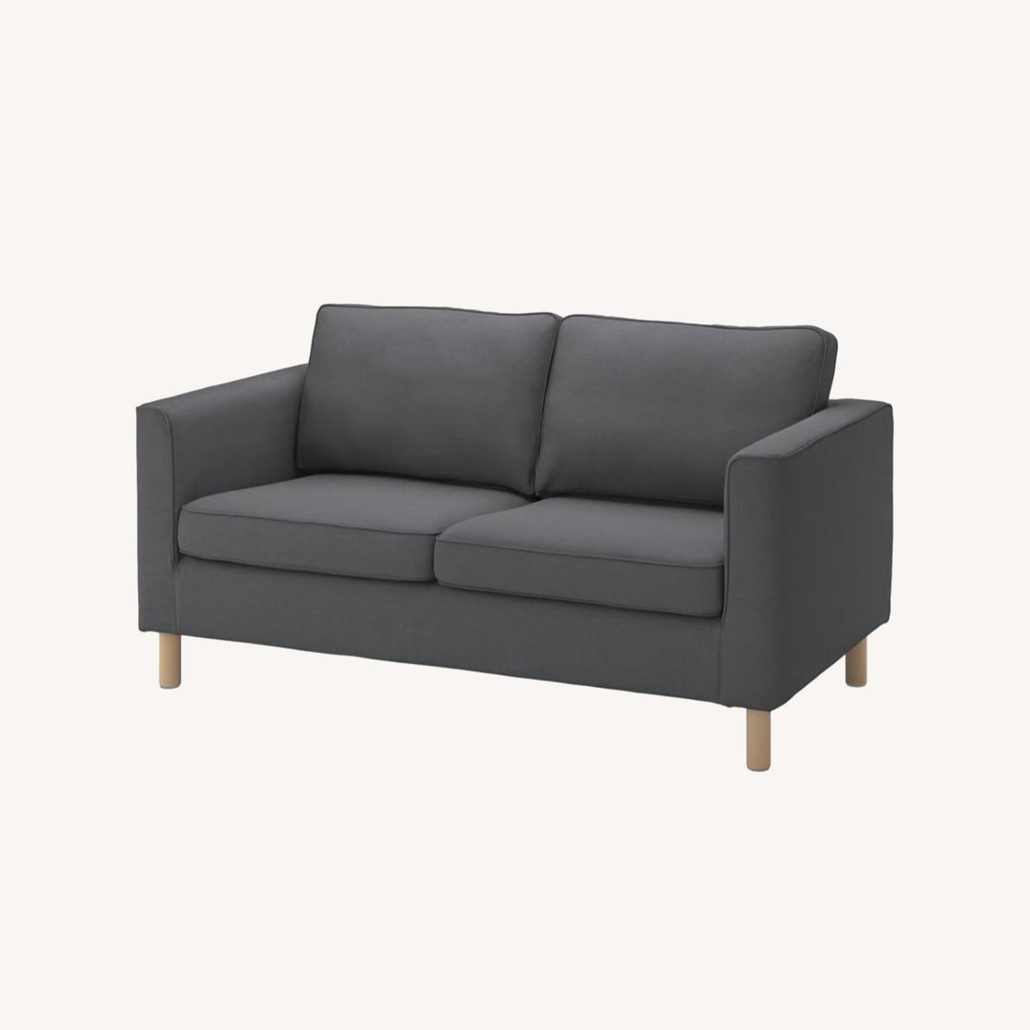 PÄRUP Loveseat, Vissle Gray - image-0
