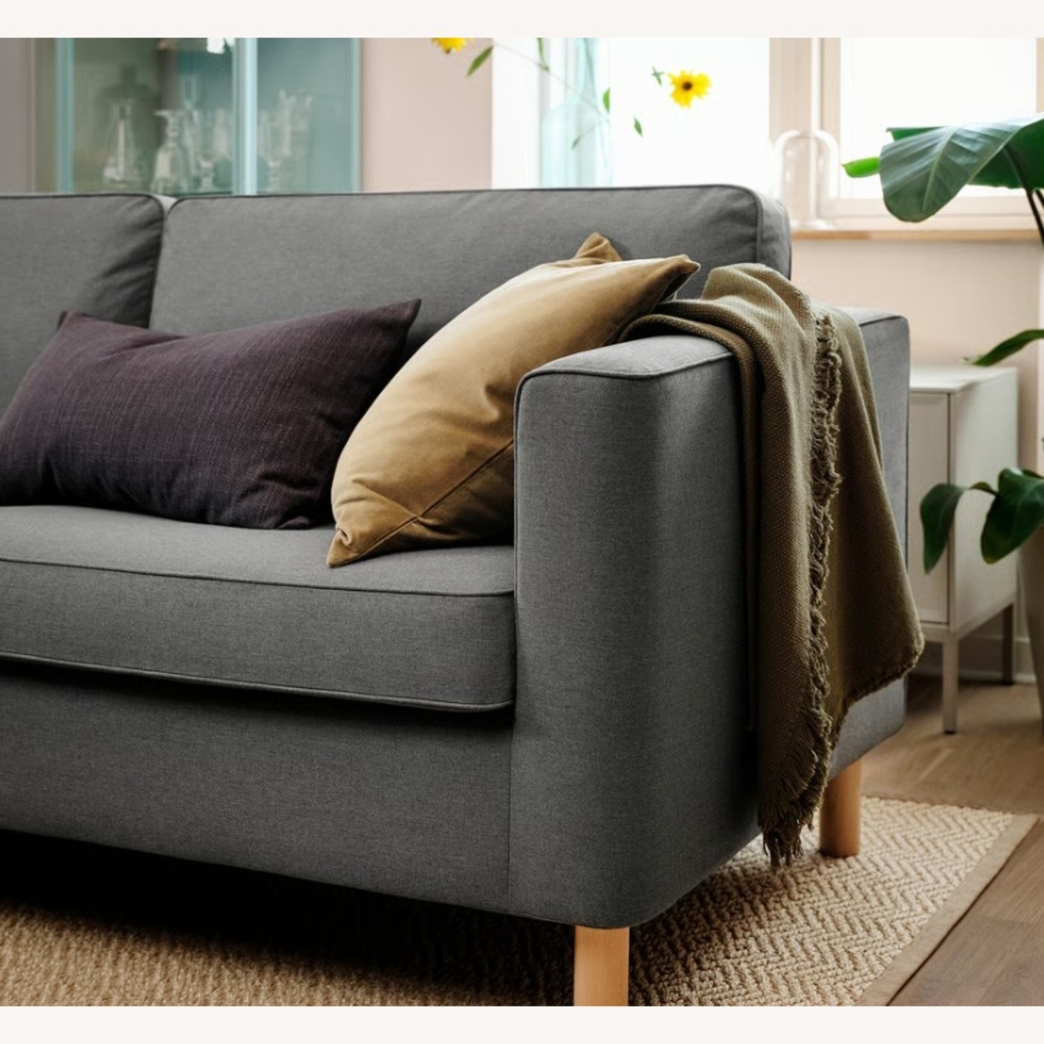 PÄRUP Loveseat, Vissle Gray - image-3
