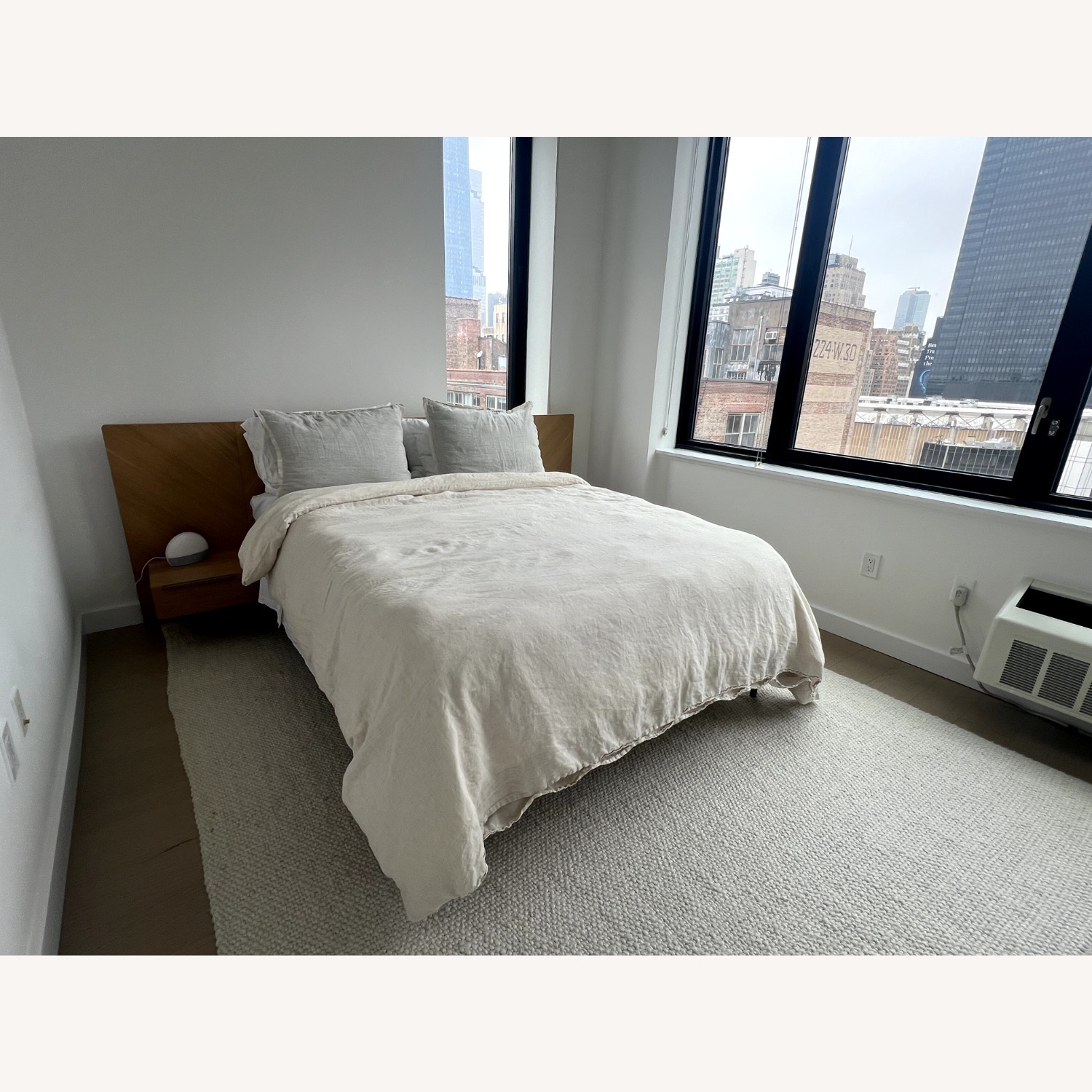 Article Nera Queen Bed Frame with Nightstand - image-2