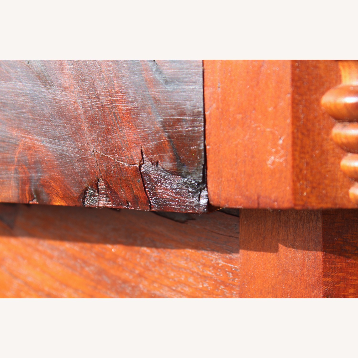 Early 20th-Century Flame Mahogany Empire Chest  - image-4