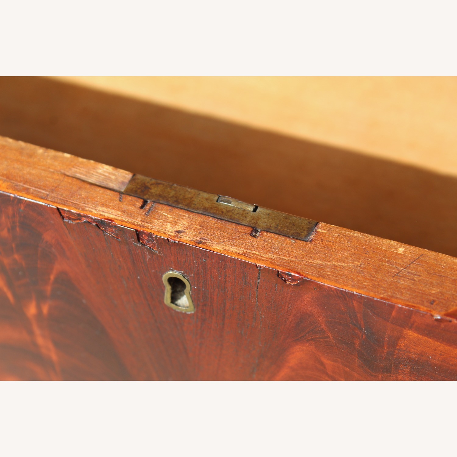 Early 20th-Century Flame Mahogany Empire Chest  - image-10
