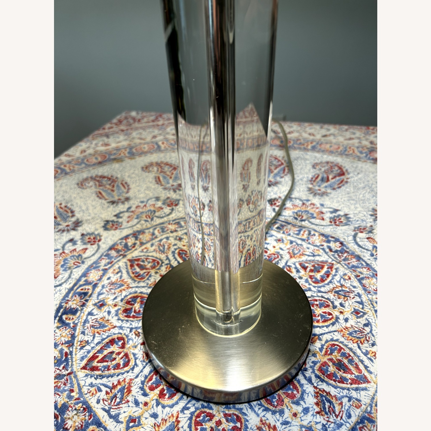 Alexa Bauhaus Glass Column Table Lamp - image-6