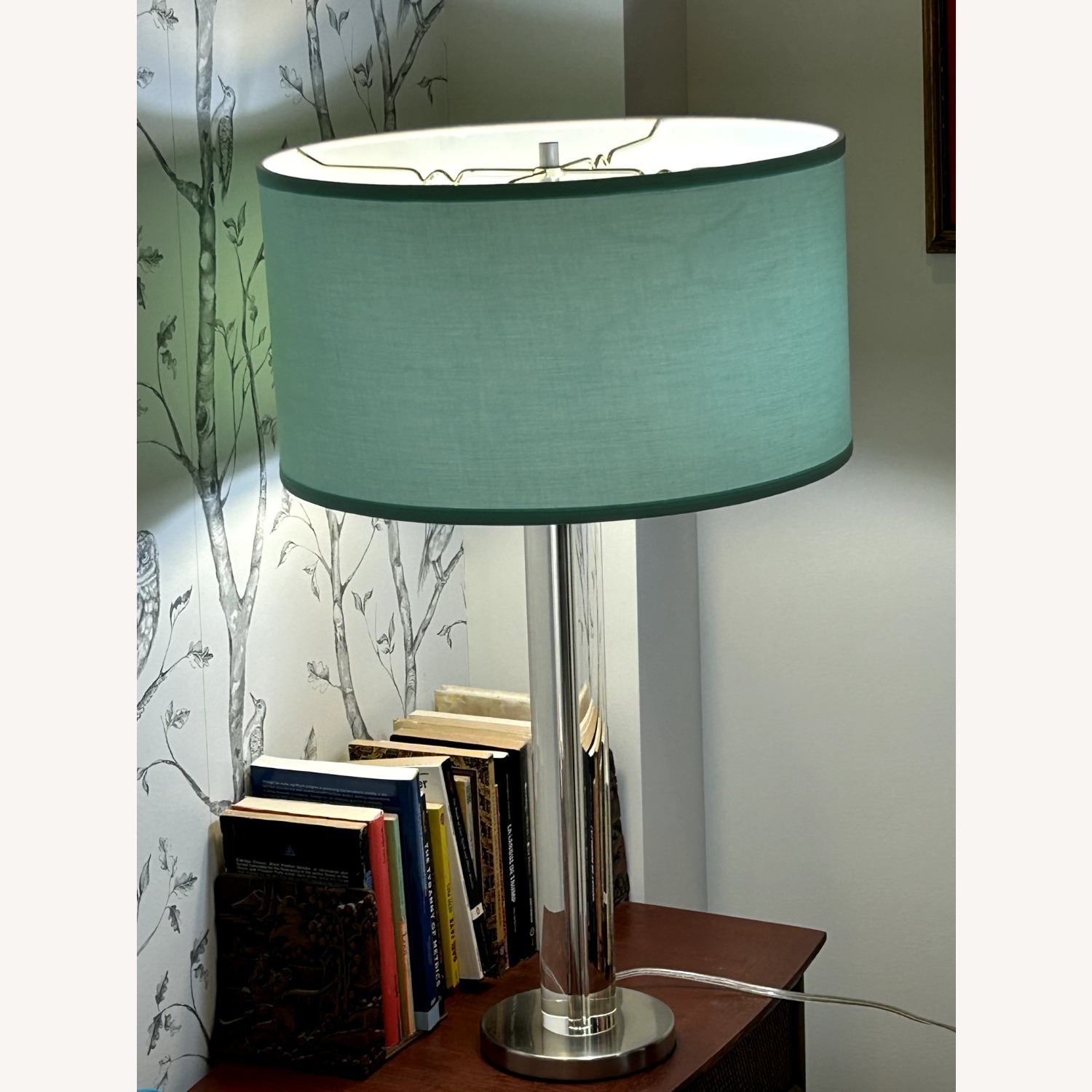 Alexa Bauhaus Glass Column Table Lamp - image-2