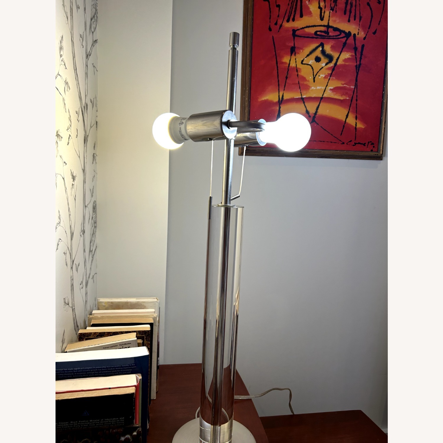 Alexa Bauhaus Glass Column Table Lamp - image-3