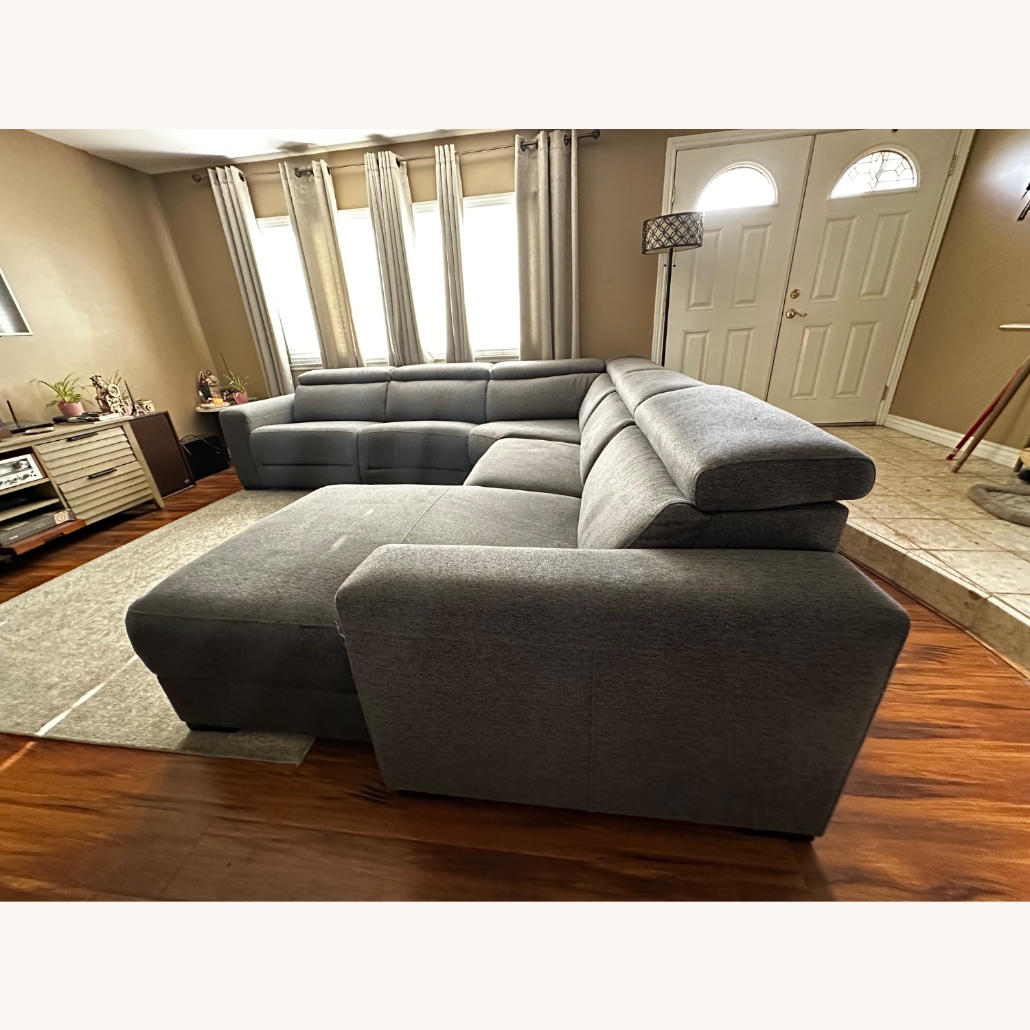 Nevio 5-Pc. Fabric Sectional and Chaise - image-2