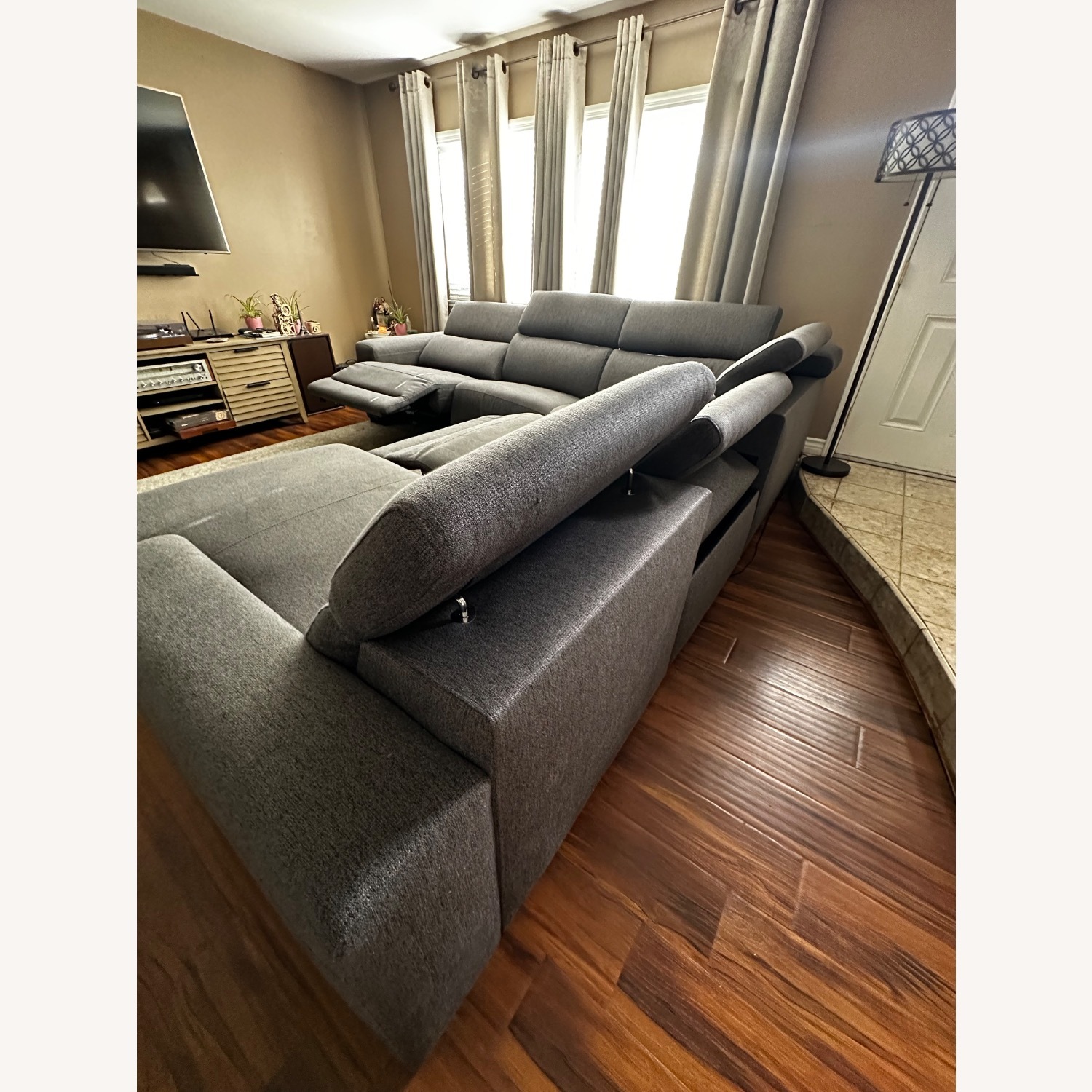 Nevio 5-Pc. Fabric Sectional and Chaise - image-5