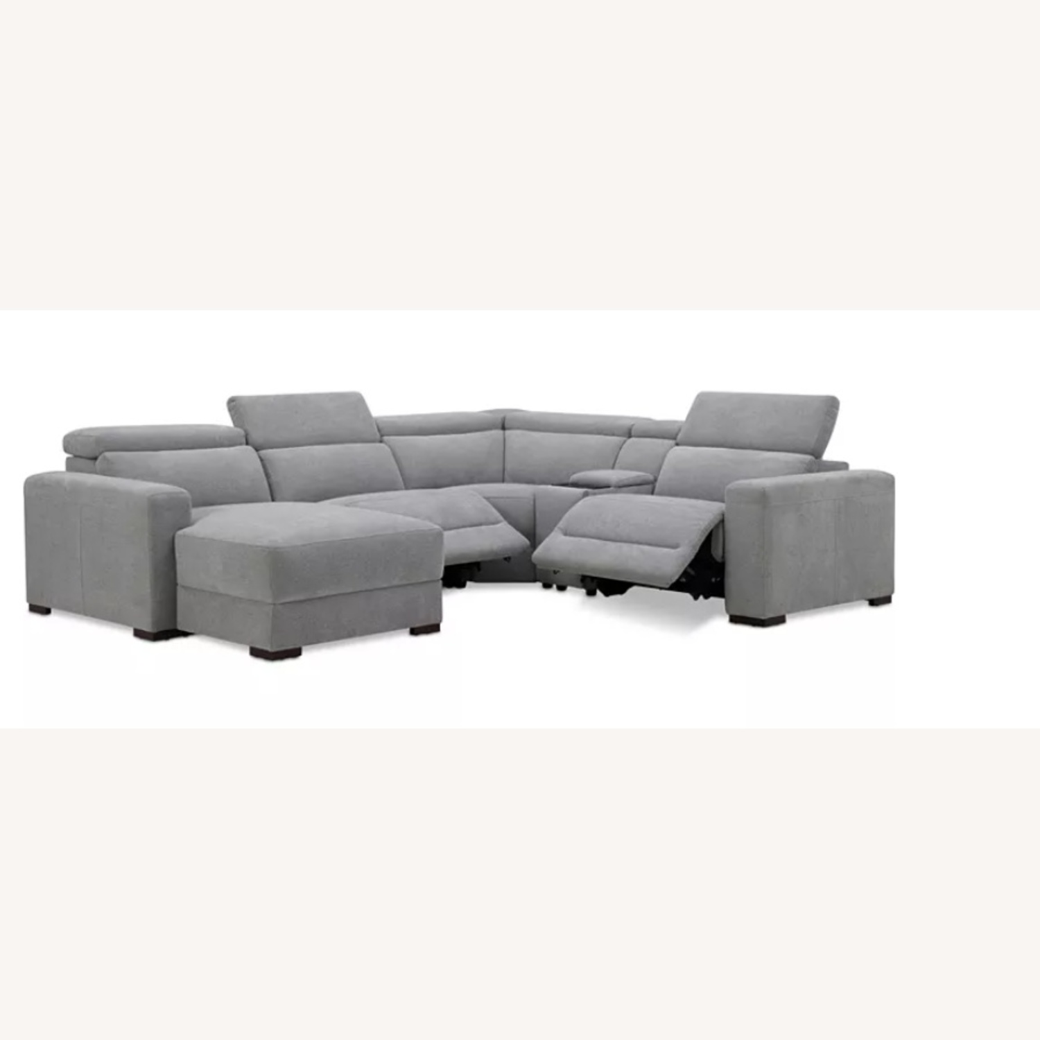 Nevio 5-Pc. Fabric Sectional and Chaise - image-7