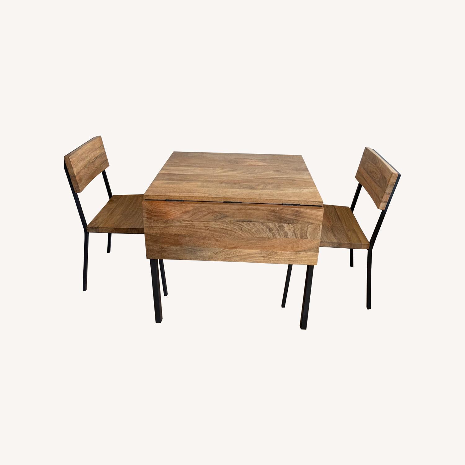 West Elm Dining Set (Table + 2 Chairs) - image-0