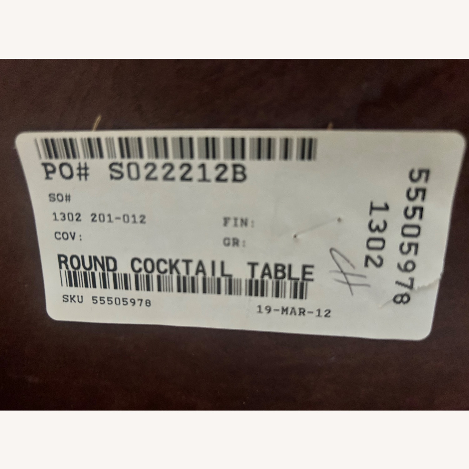 Round Walnut Coffee Table - image-3