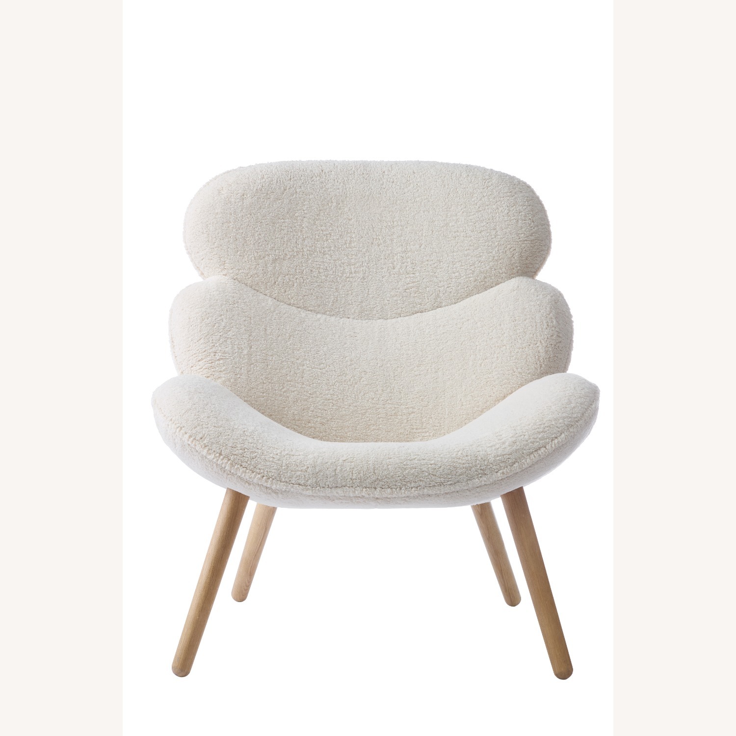 Azure Upholstered Accent Chair in Sand Fabric - image-3