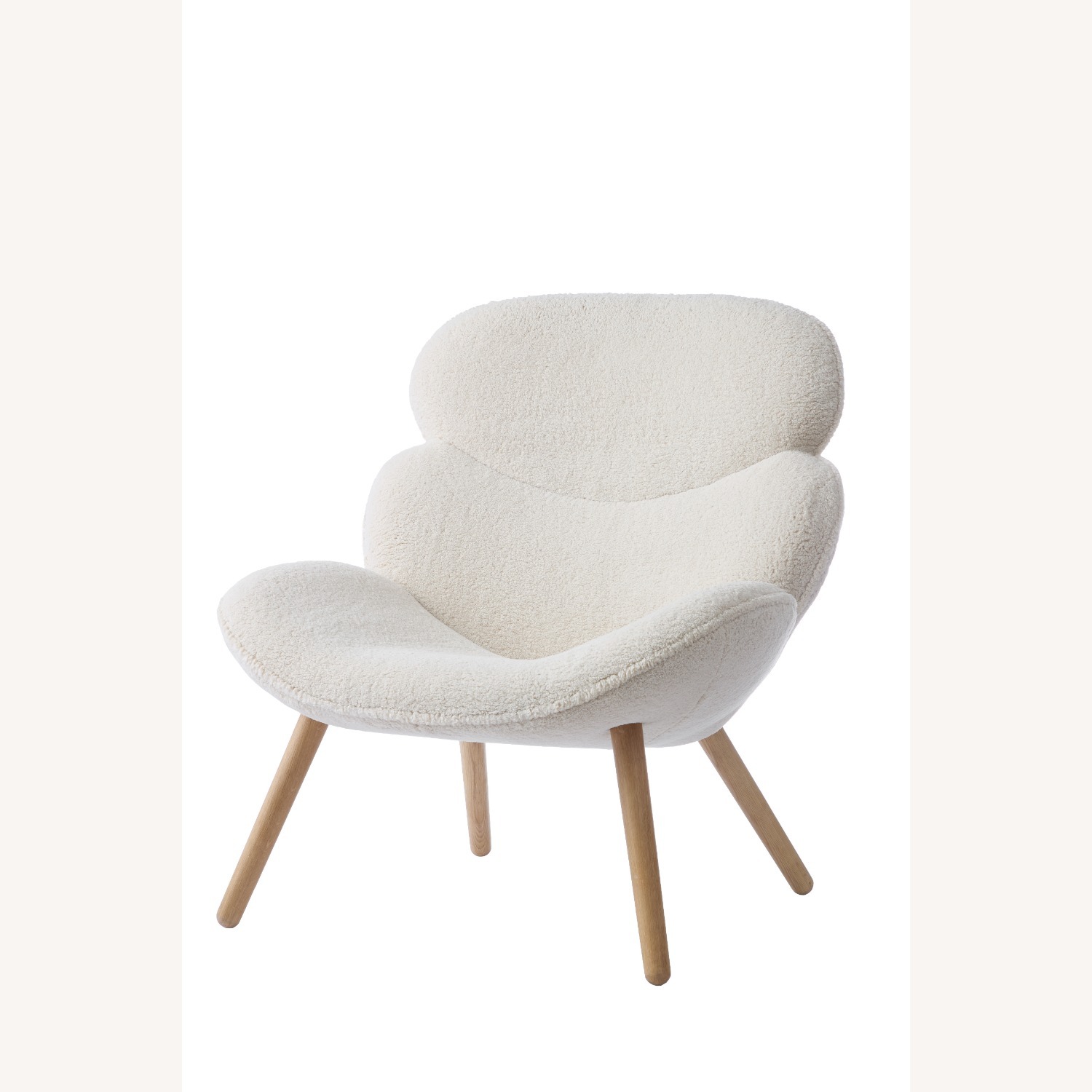 Azure Upholstered Accent Chair in Sand Fabric - image-1