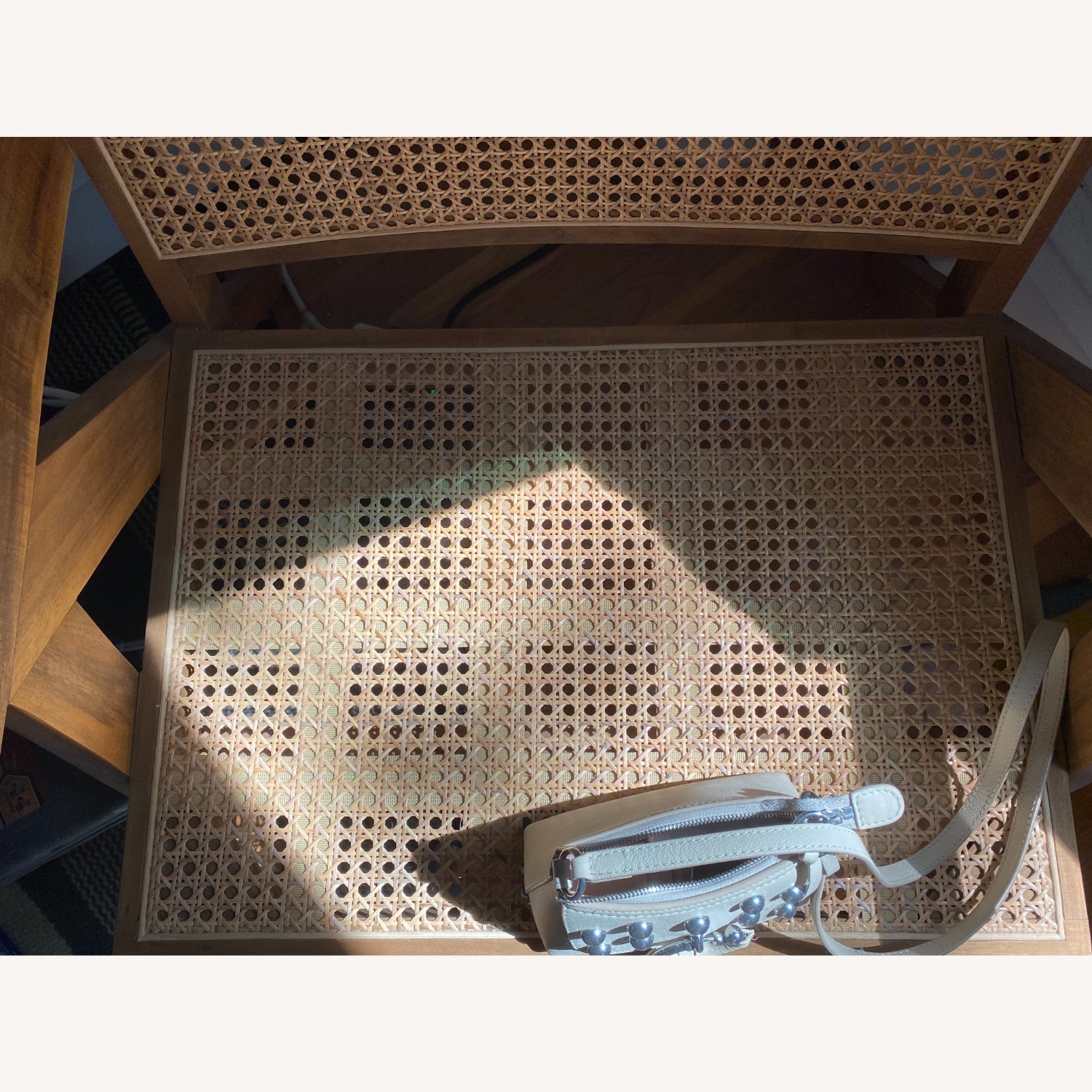 Jeanneret Hand Cane Lounge Chair - Natural Acacia - image-6