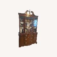 Vintage Breakfront China Hutch