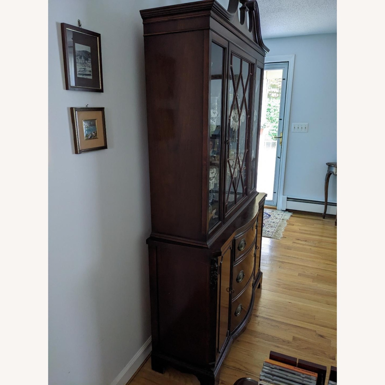 Vintage Breakfront China Hutch - image-2