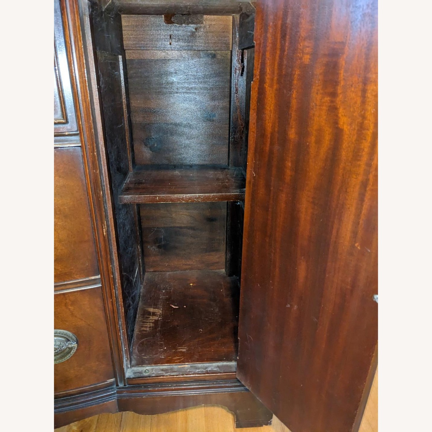 Vintage Breakfront China Hutch - image-4