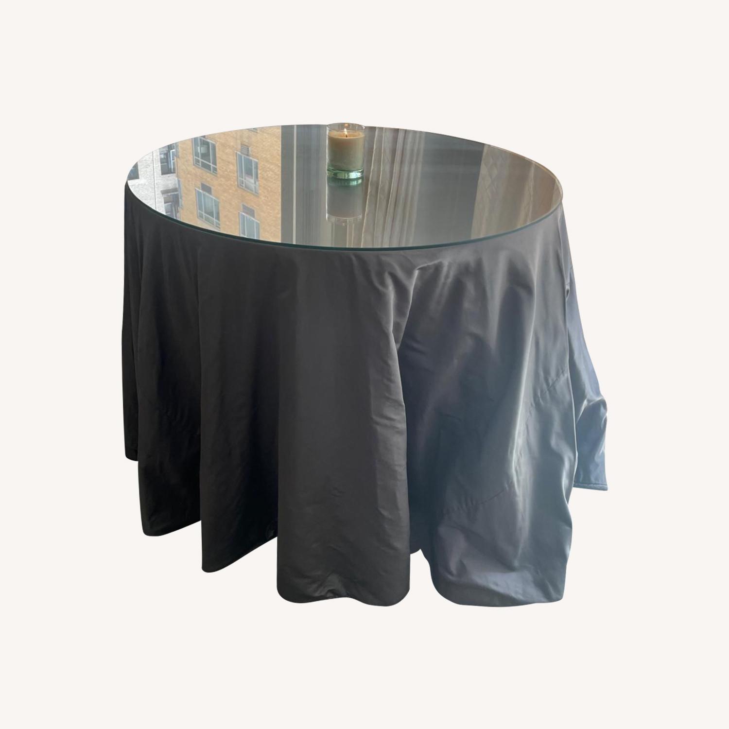 Round Glass Dining Table  - image-0