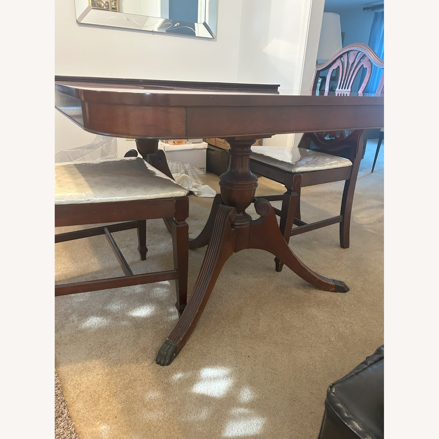 Vintage Dining Table and Chairs - image-1