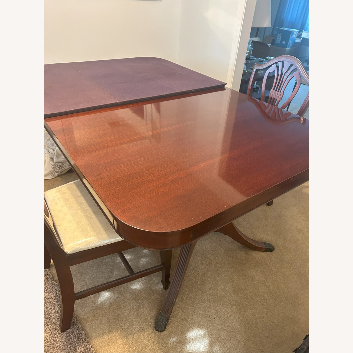 Vintage Dining Table and Chairs - image-2