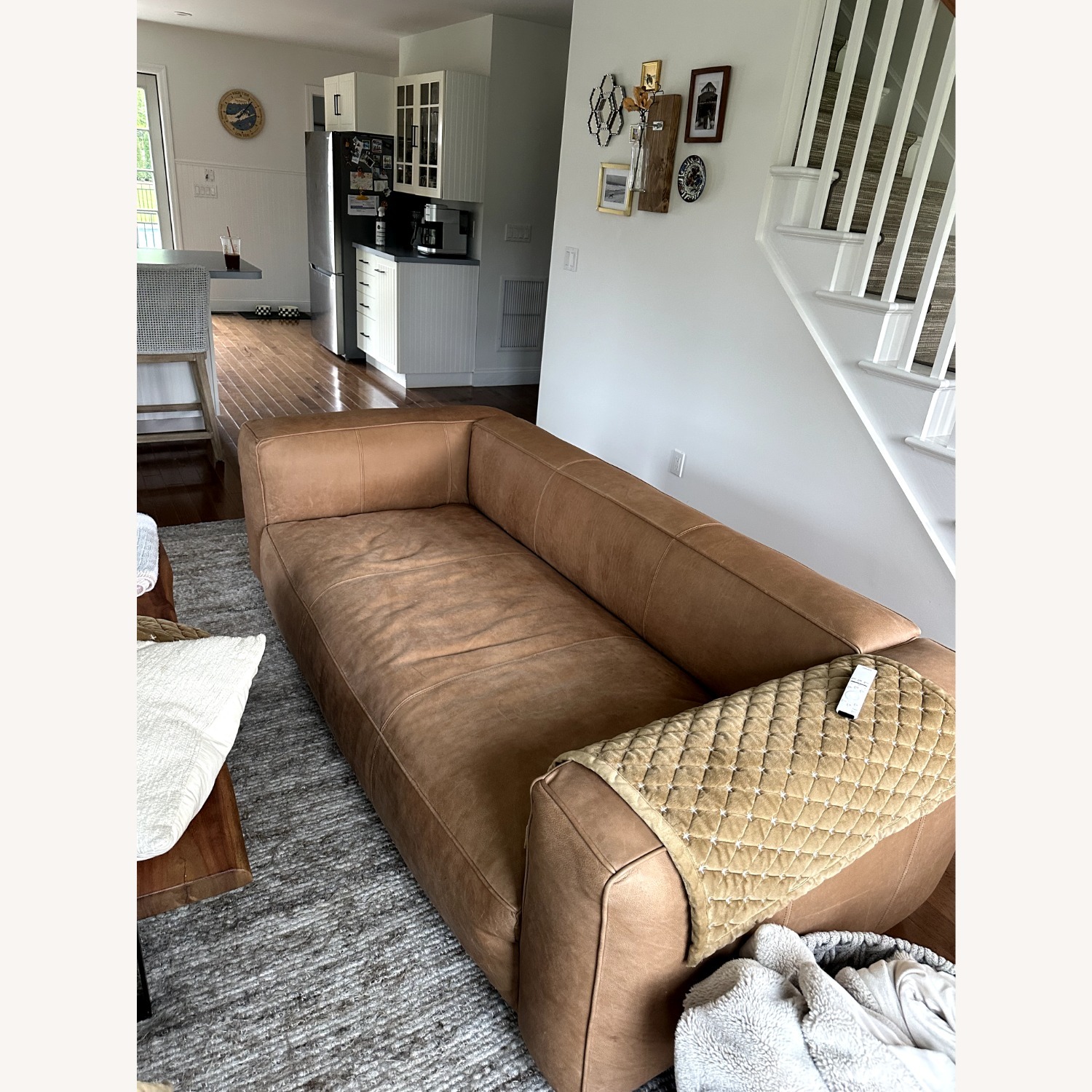 Madrone Leather Sofa - image-4