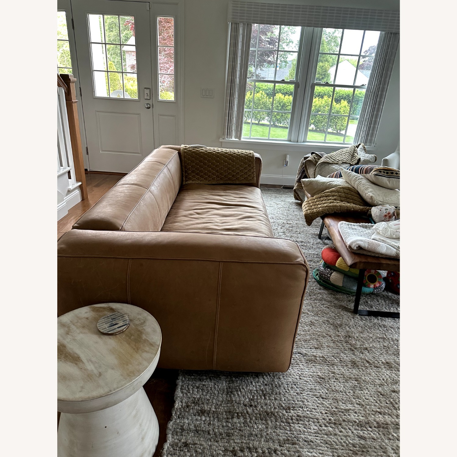 Madrone Leather Sofa - image-1