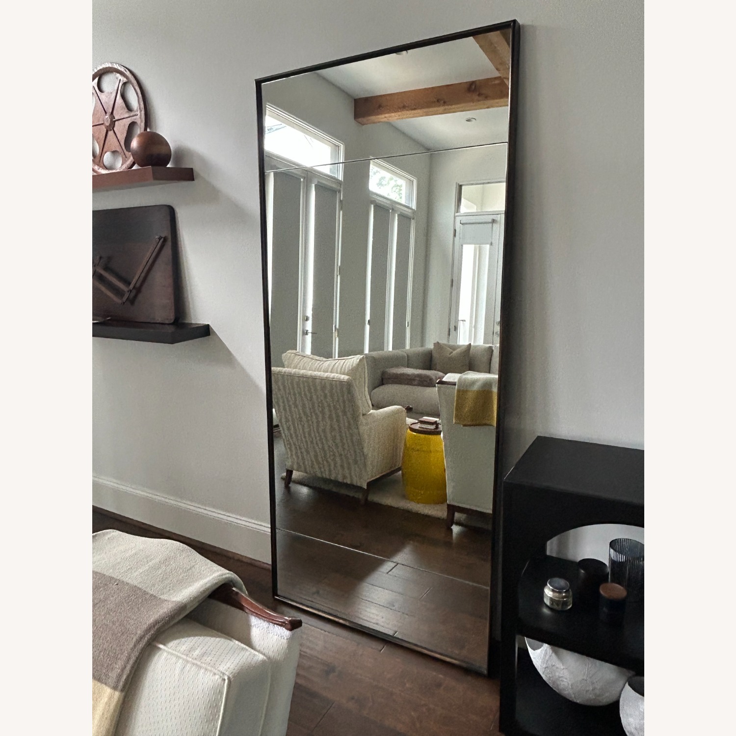 Pottery Barn Berke Retangular Floor Mirror - image-2