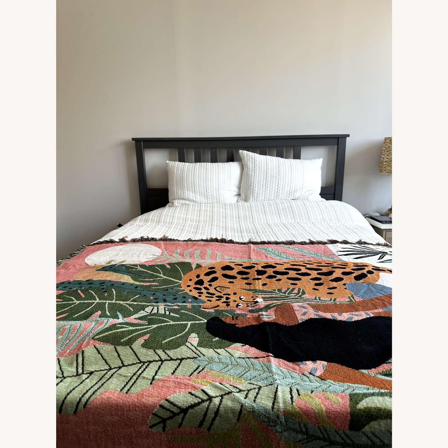 IKEA HEMNES Queen Bed With 3 Storage Drawers - image-1