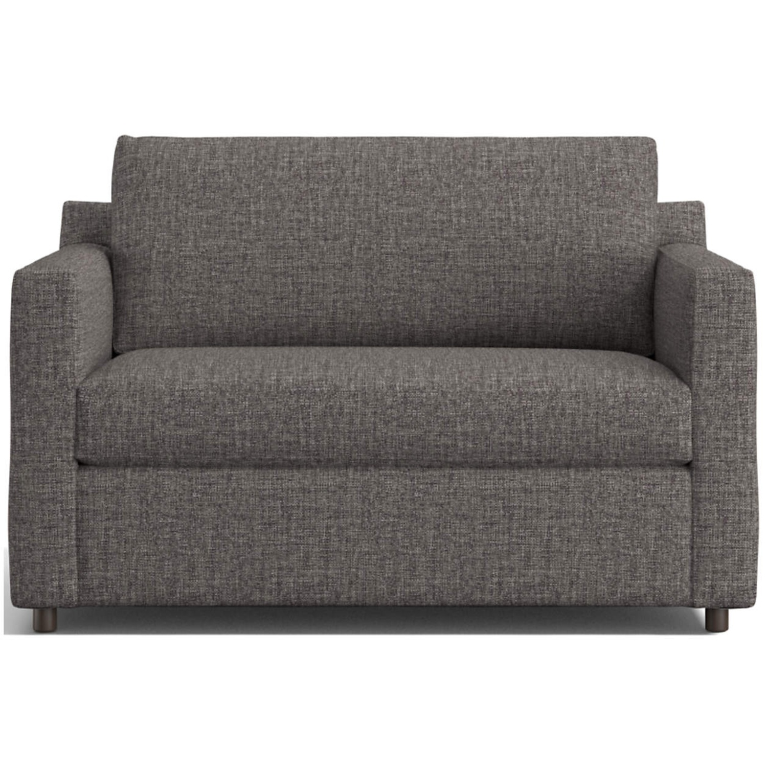 Crate & Barrel Barrett II 43.5" Track Arm Chair and a Half - image-6