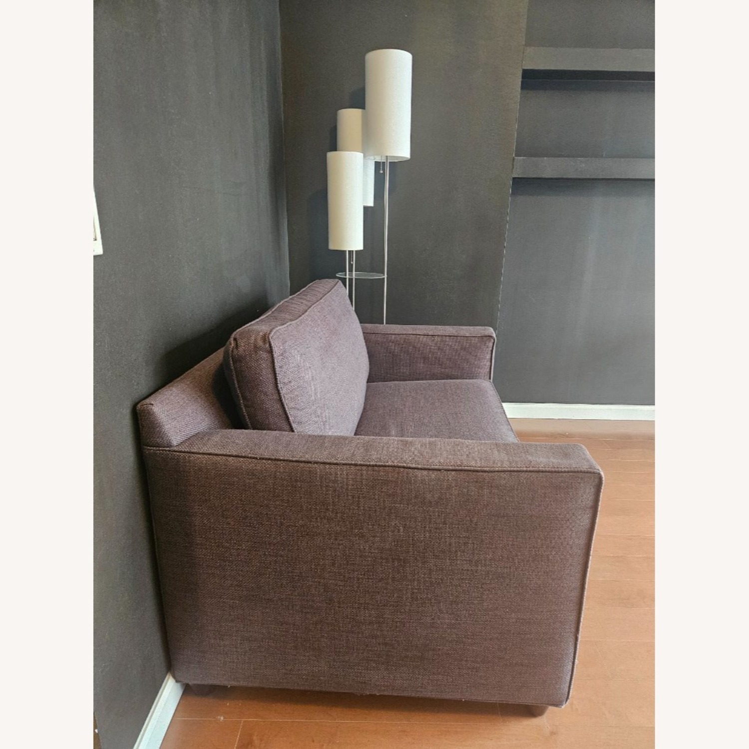 Crate & Barrel Barrett II 43.5" Track Arm Chair and a Half - image-2