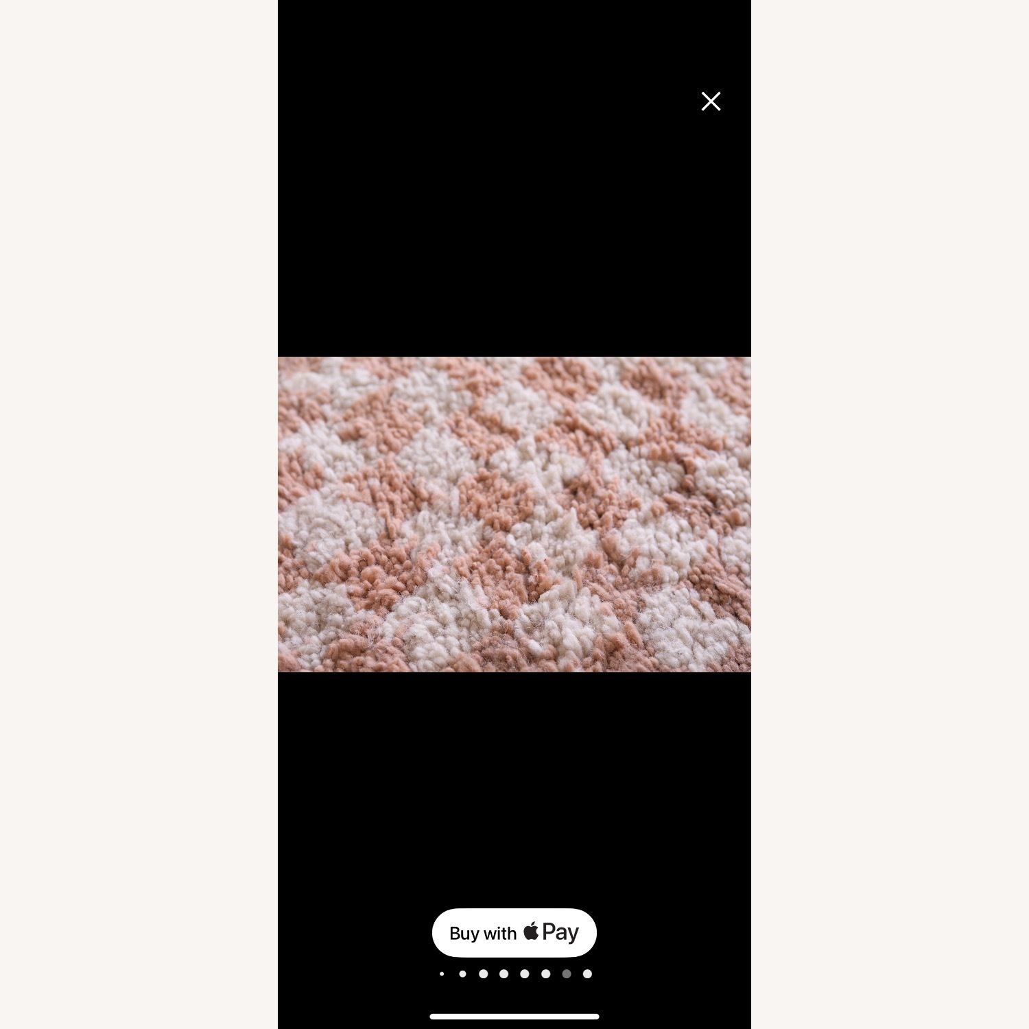 Checkered Moroccan Berber Area Rug, Handmade - image-1