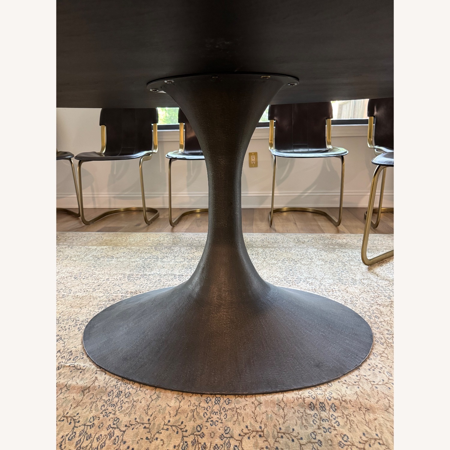 RH Wood Aero Oval Dining Table 78" - image-6