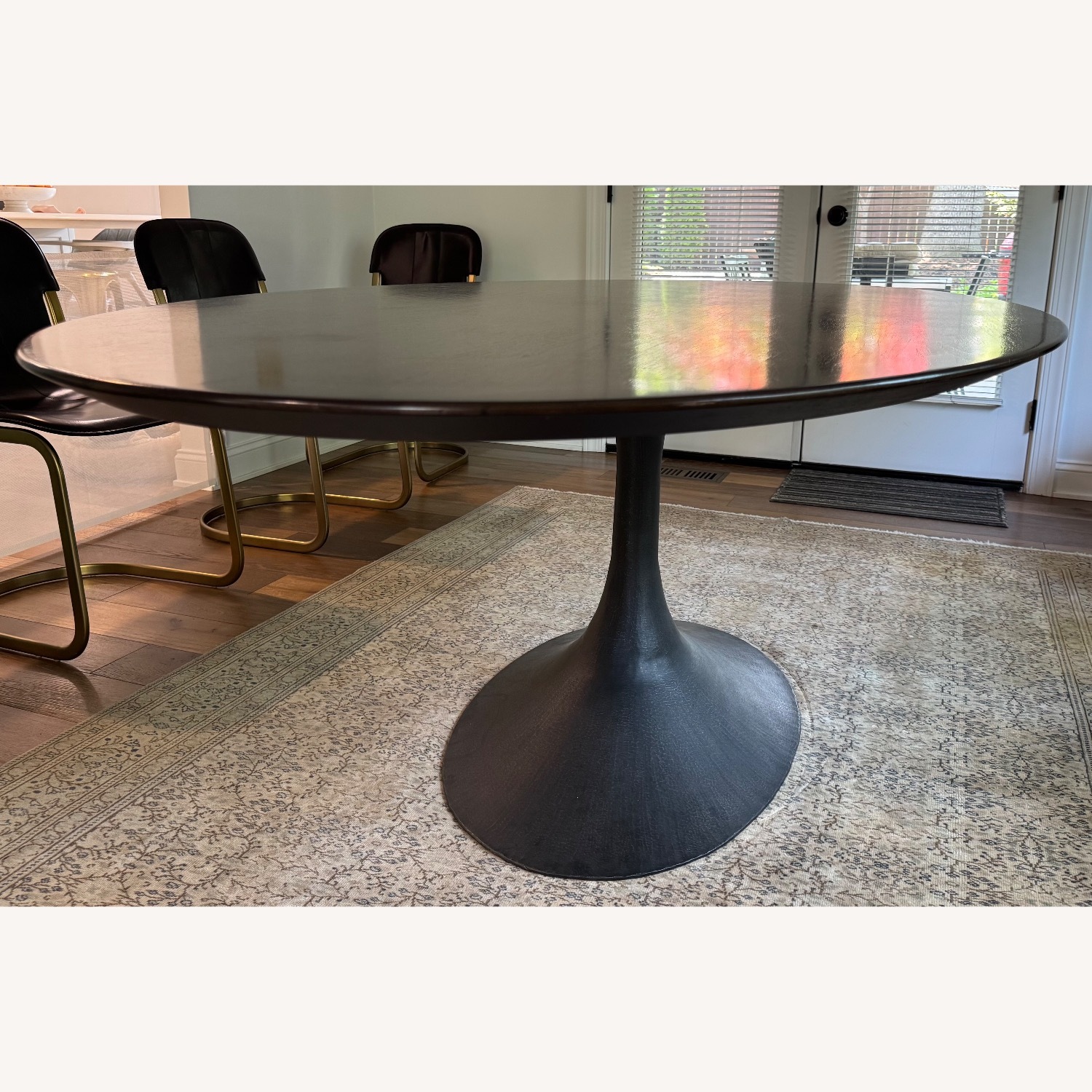 RH Wood Aero Oval Dining Table 78" - image-4