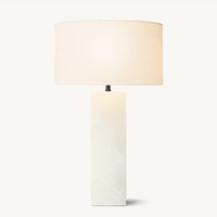 RH Hardware 30" Alabaster Sarezzo Stone Table Lamp