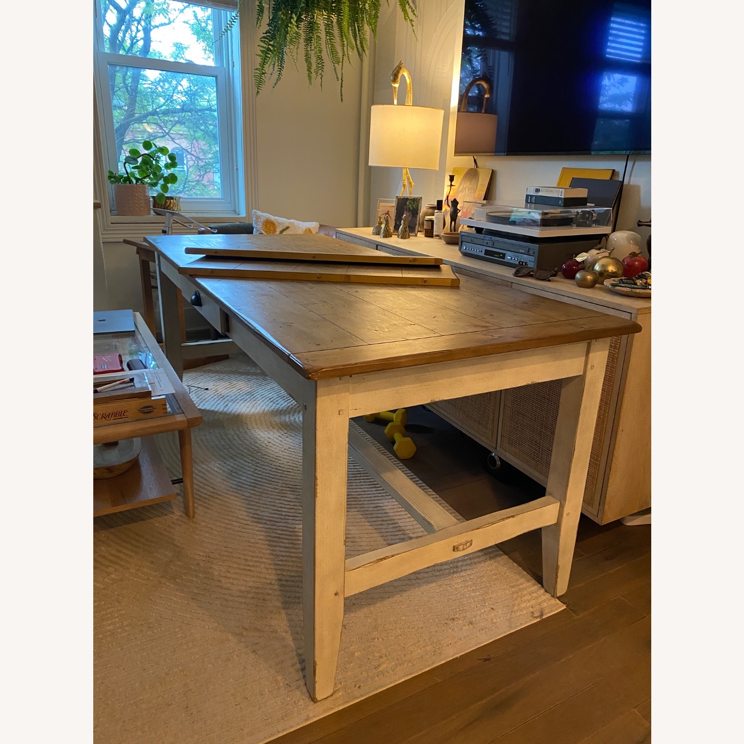 Reclaimed Wood Extendable Dining Table  - image-2