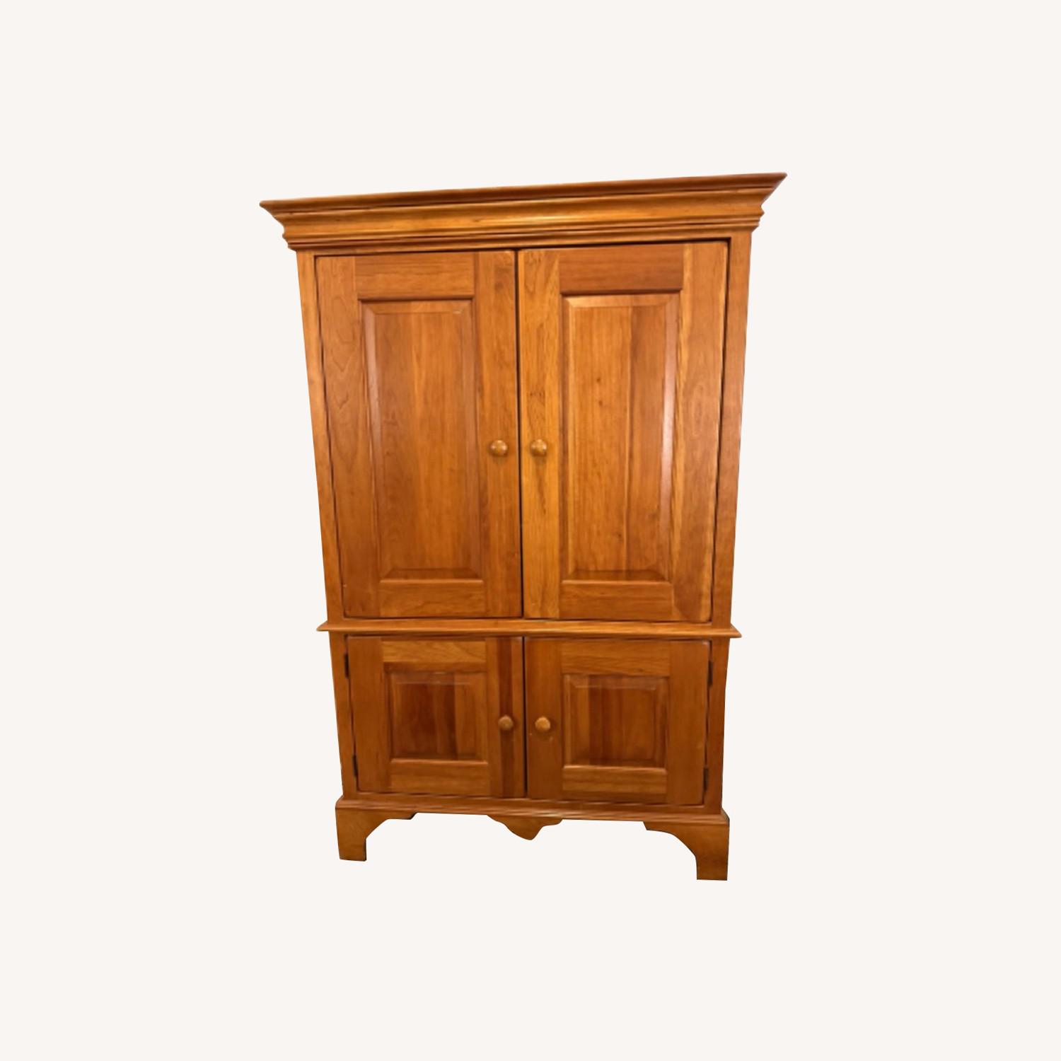 Amish Made Solid Wood Armoire  - image-0