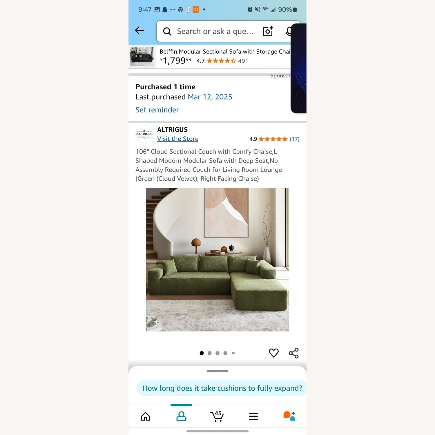 Pouuin Cloud Couch - image-4