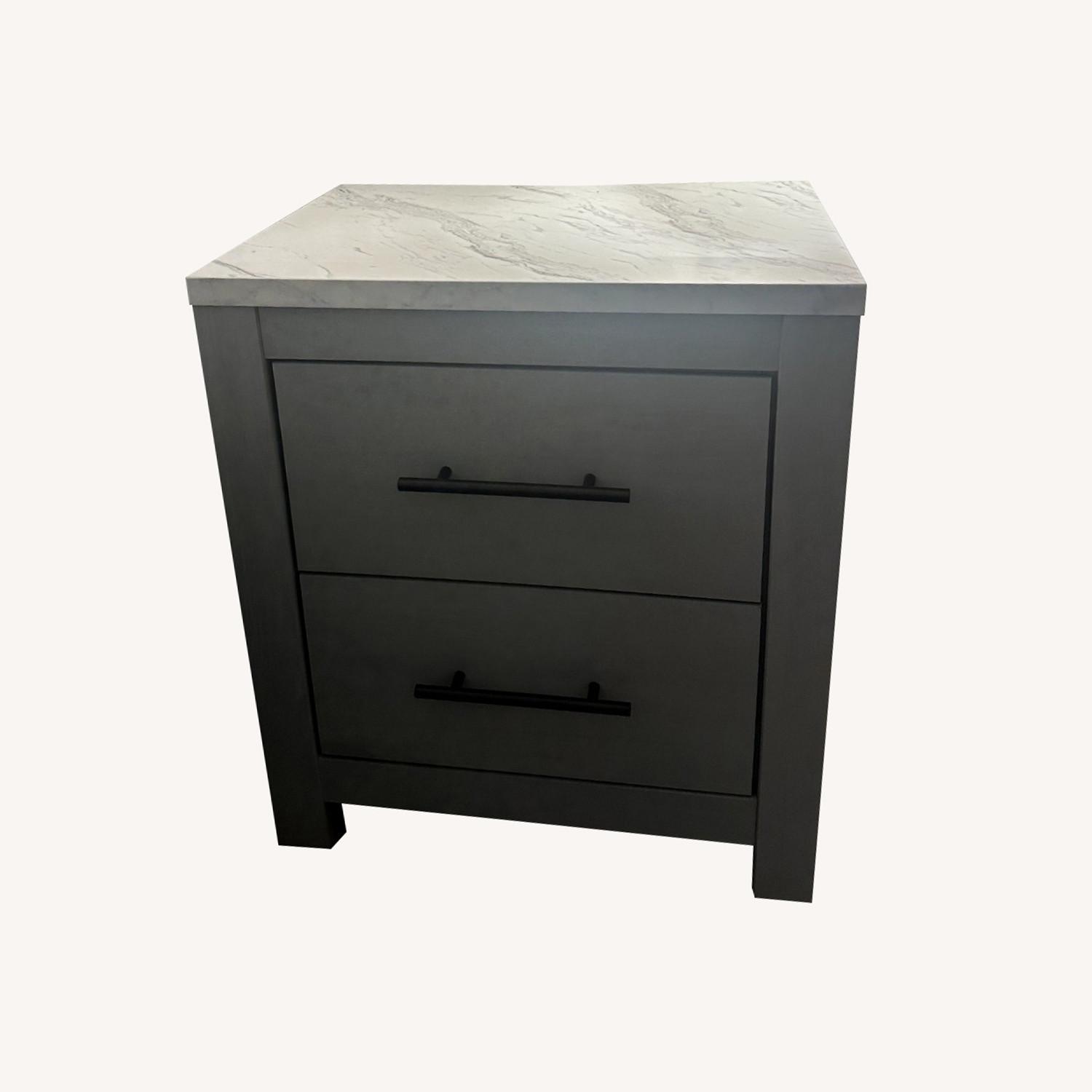 Ashley Cottonburg Light Gray Nightstand - image-0