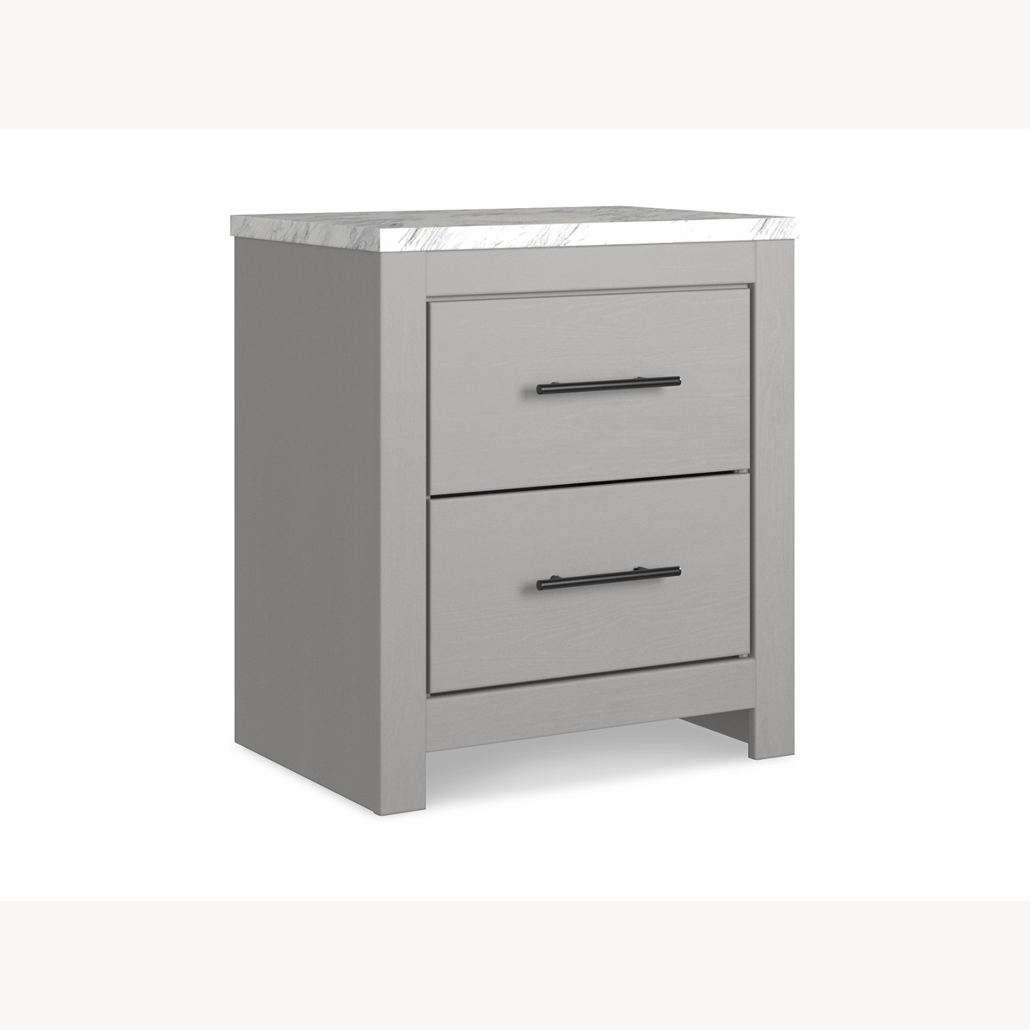 Ashley Cottonburg Light Gray Nightstand - image-4