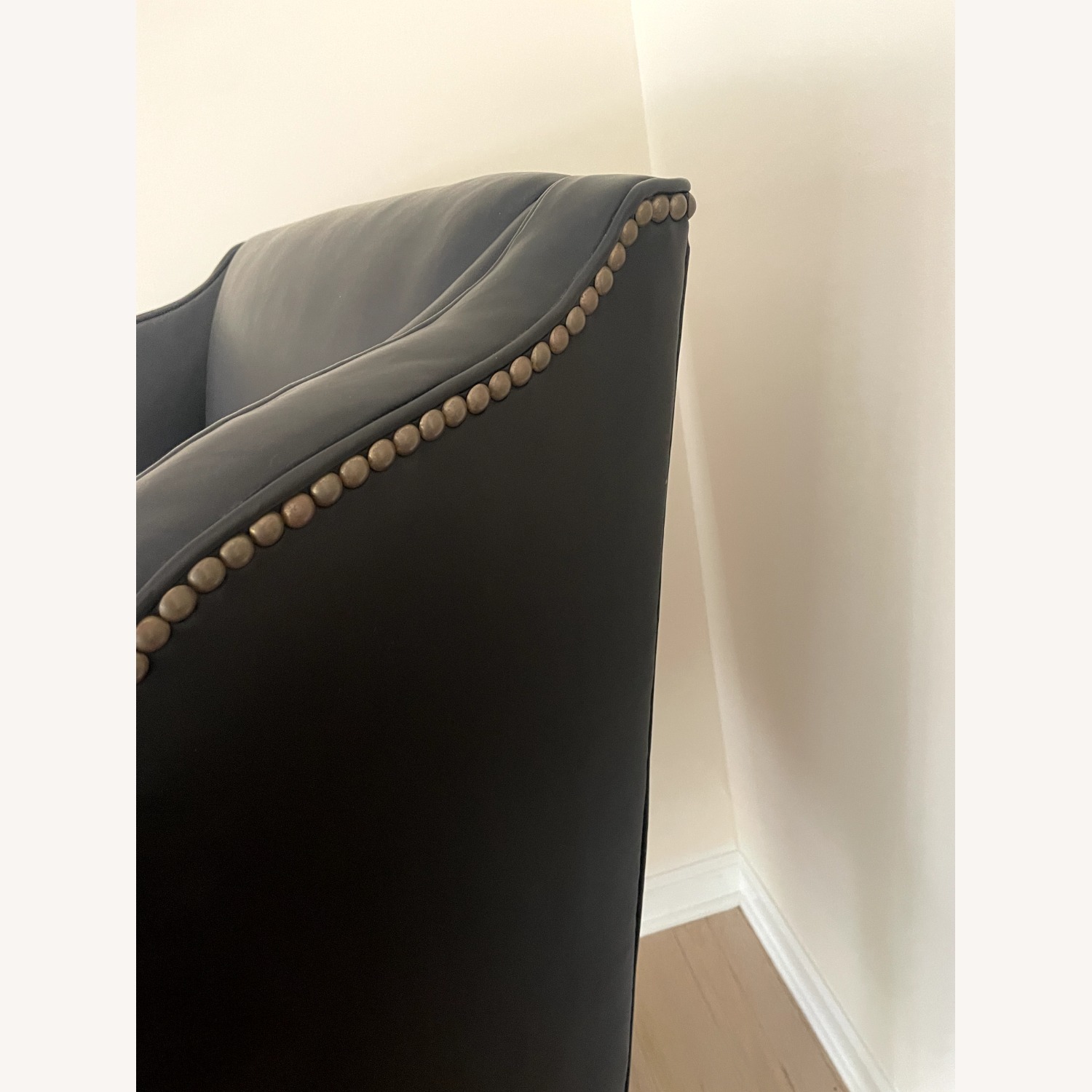 Century Vintage Wingback Chair with Nailheads MINT - image-2