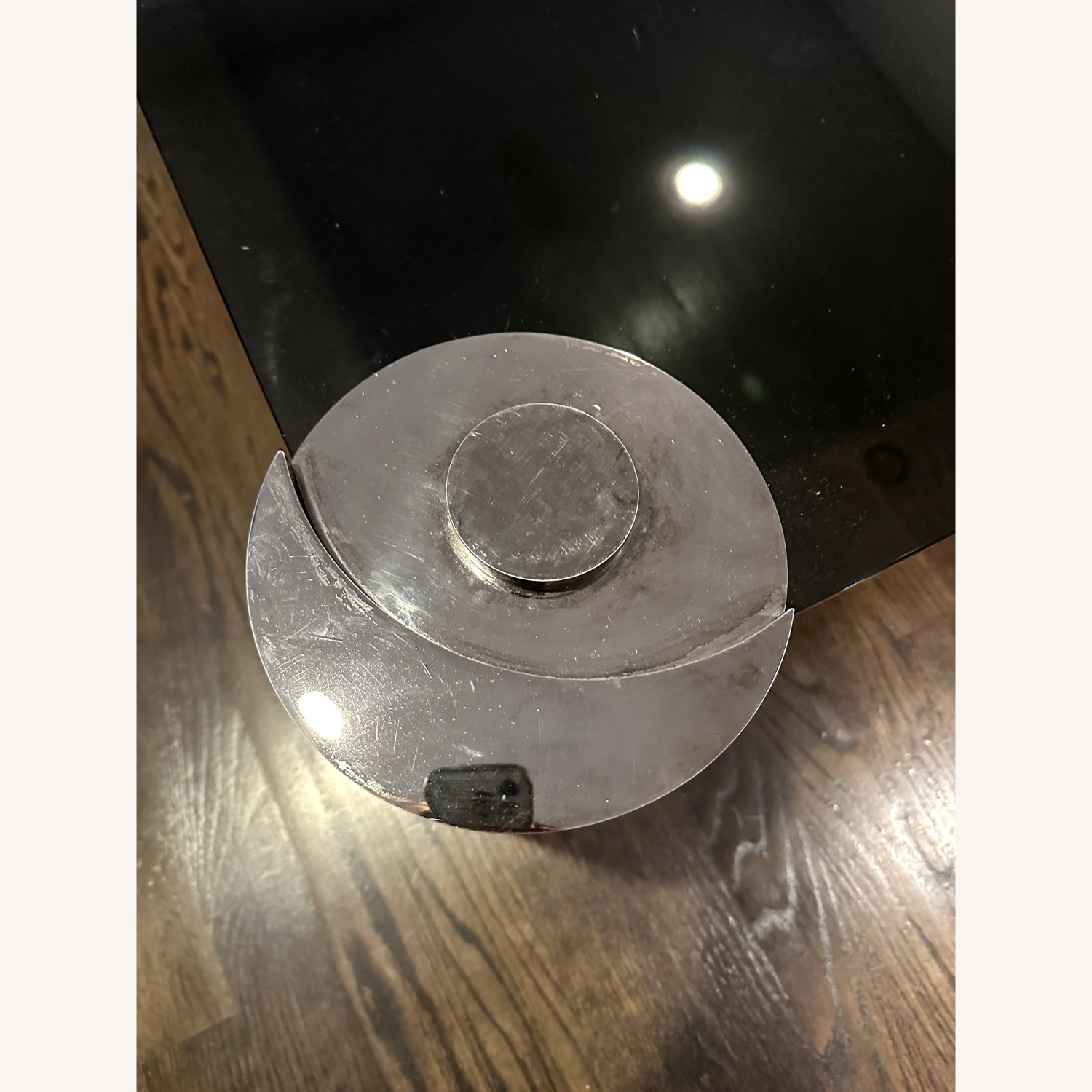 Karl Springer Vintage Sculpture Glass Table - image-6