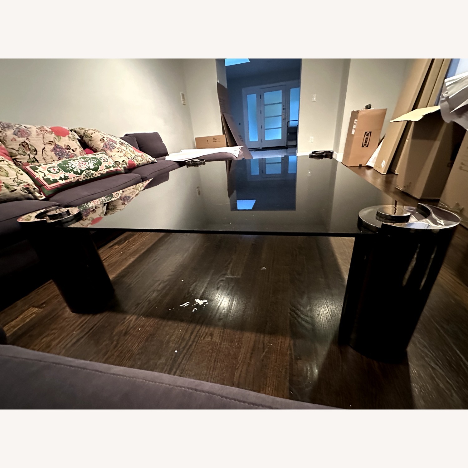 Karl Springer Vintage Sculpture Glass Table - image-8