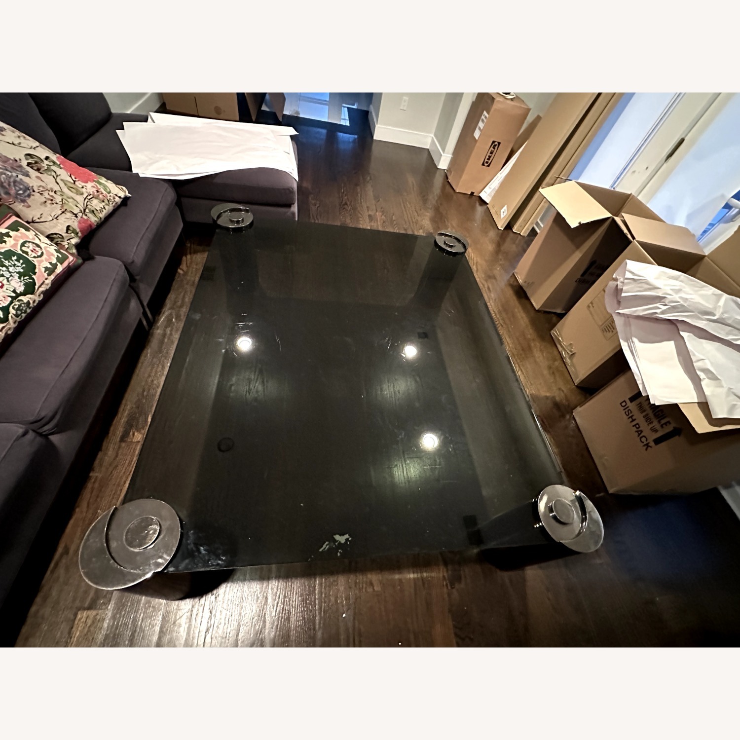 Karl Springer Vintage Sculpture Glass Table - image-4