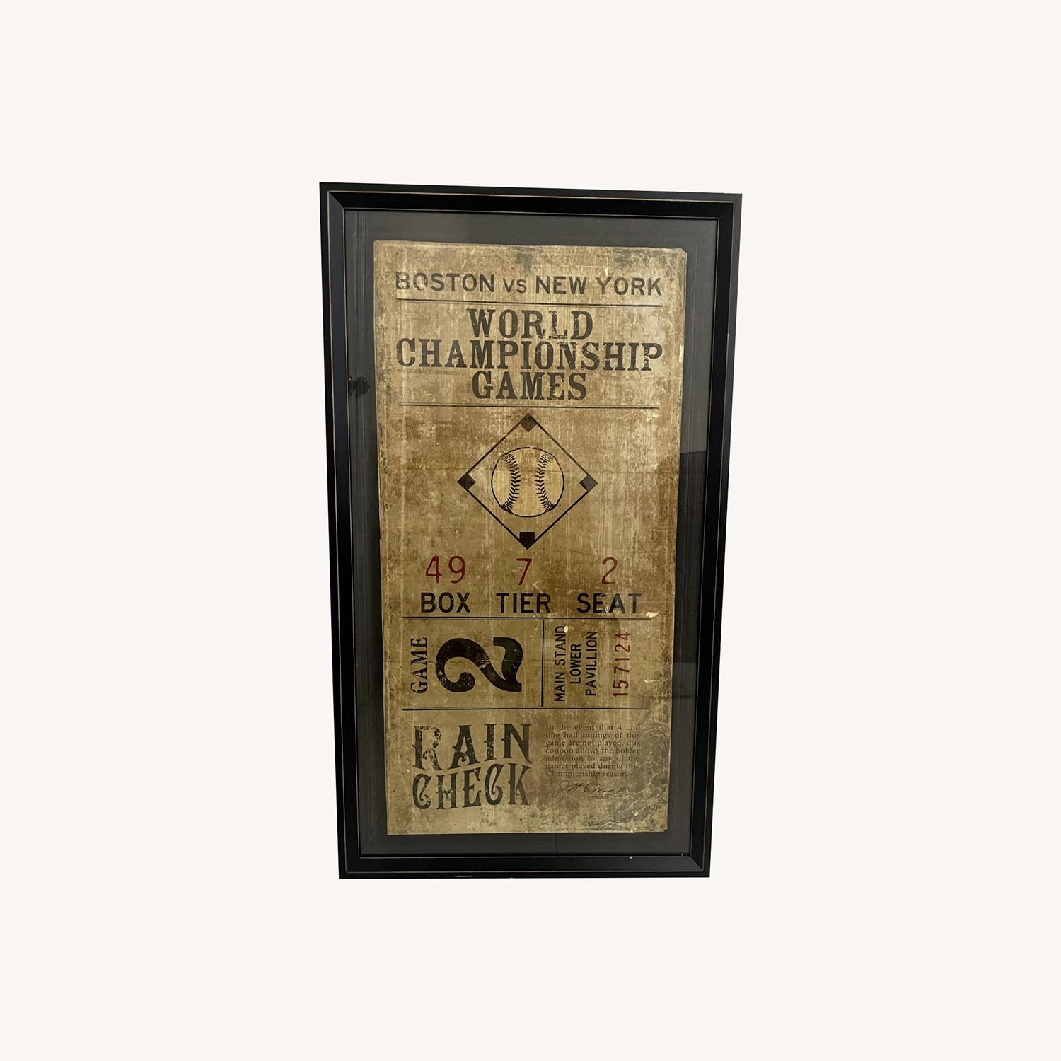 RH Vintage Inspired Baseball Art - image-0