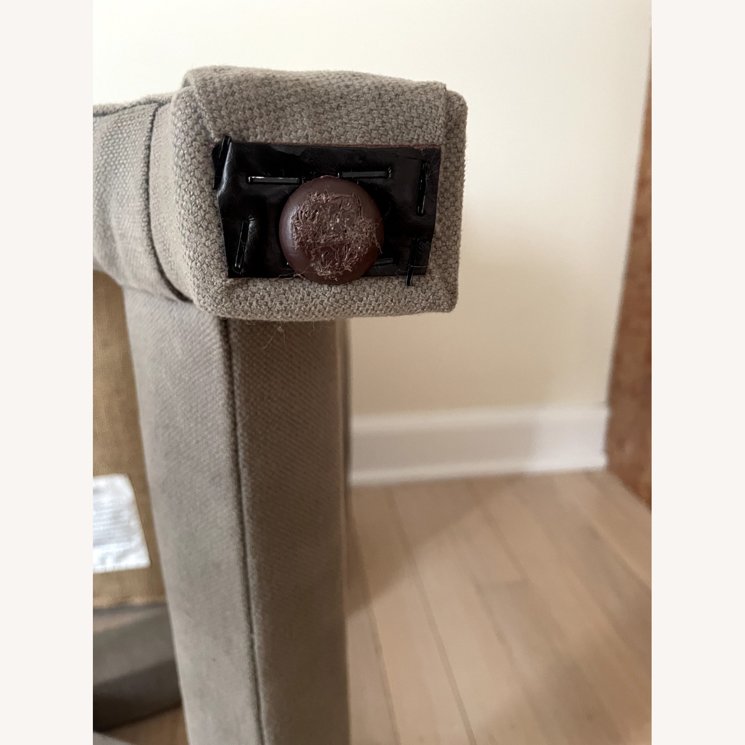 RH upholstered nailhead benches  - image-6