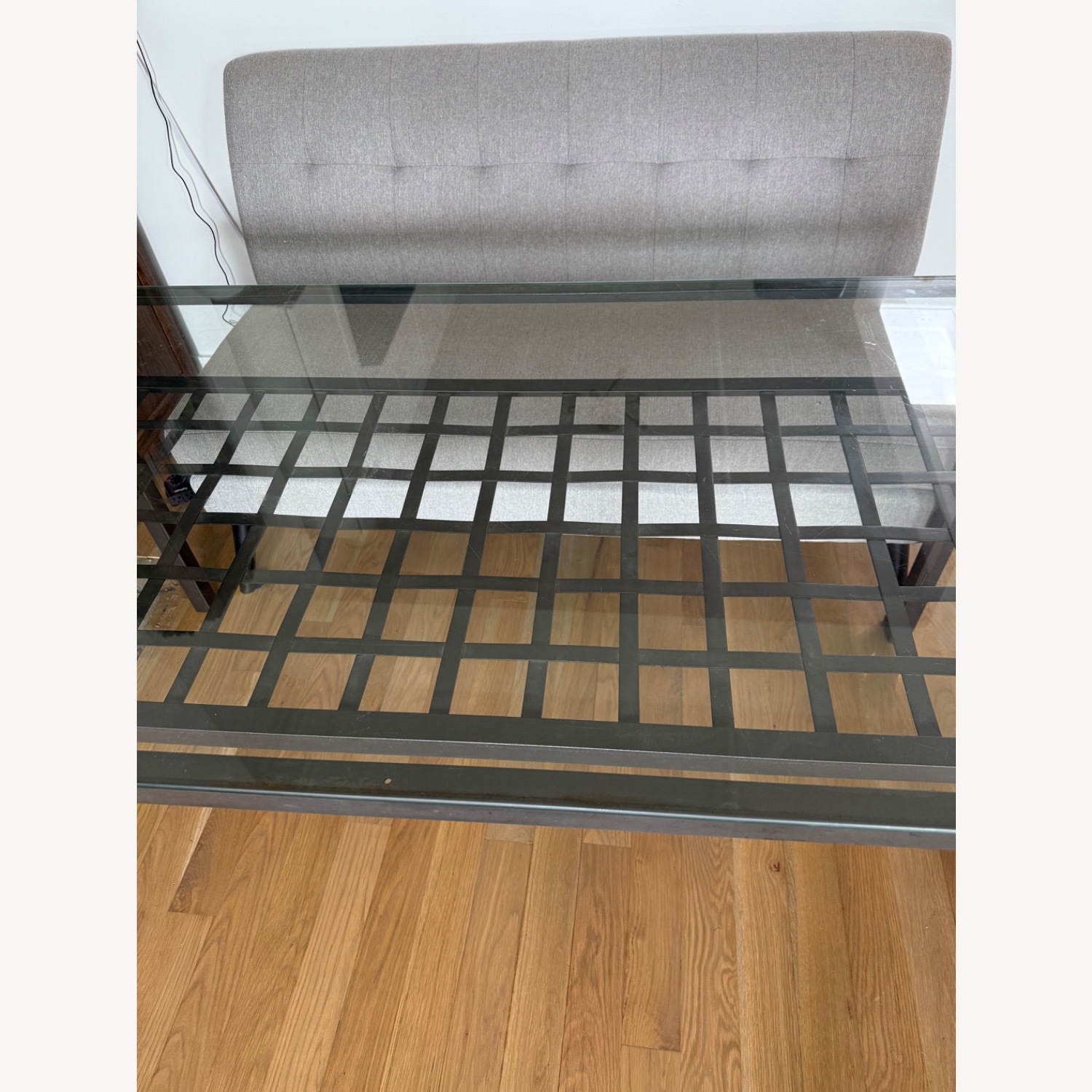 Metal and Glass Dining Table  - image-4